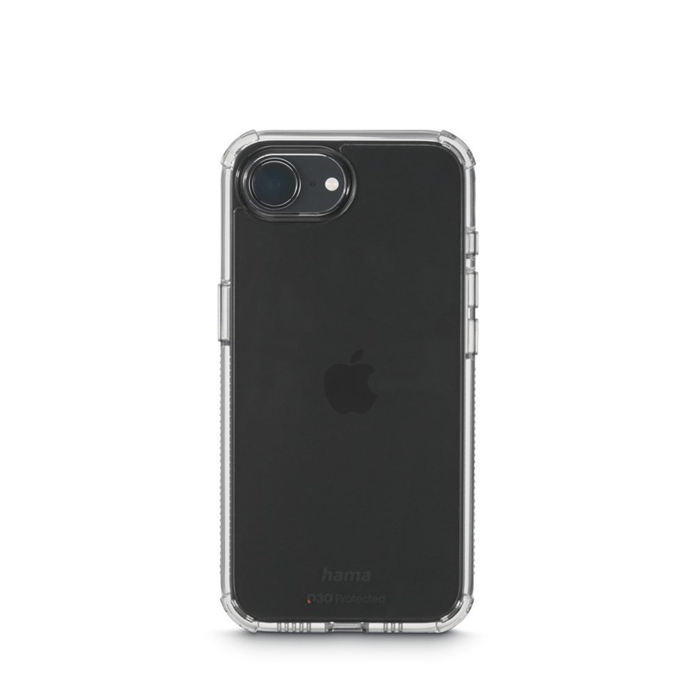 Hama Extreme Protect, kryt pro Apple iPhone 16e, materiál D3O, nežloutne, průhledný