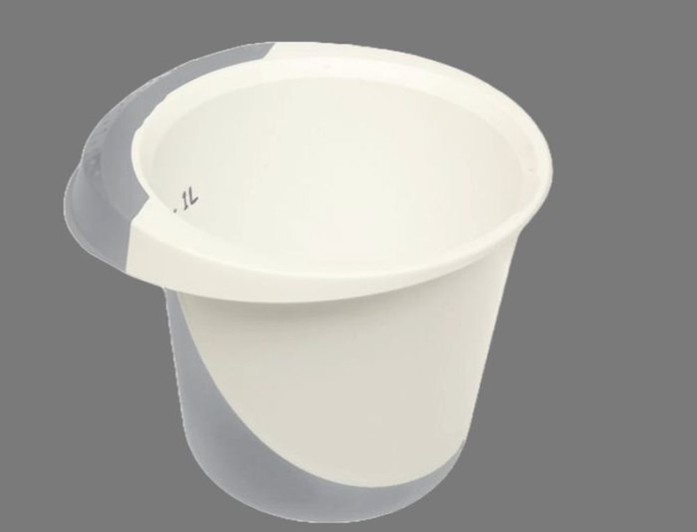 Levně mísa 1,5l šlehací DE LUXE, sever.šedá/bílá, plast