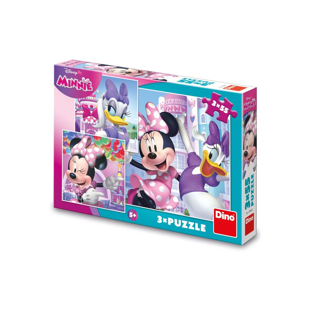 Levně MINNIE A DAISY 3x55 Puzzle