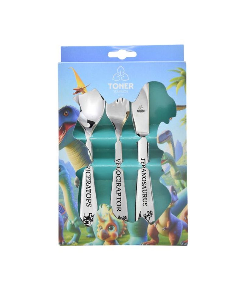 sada příbor.dětský 6011 DBS-3díl. DINO