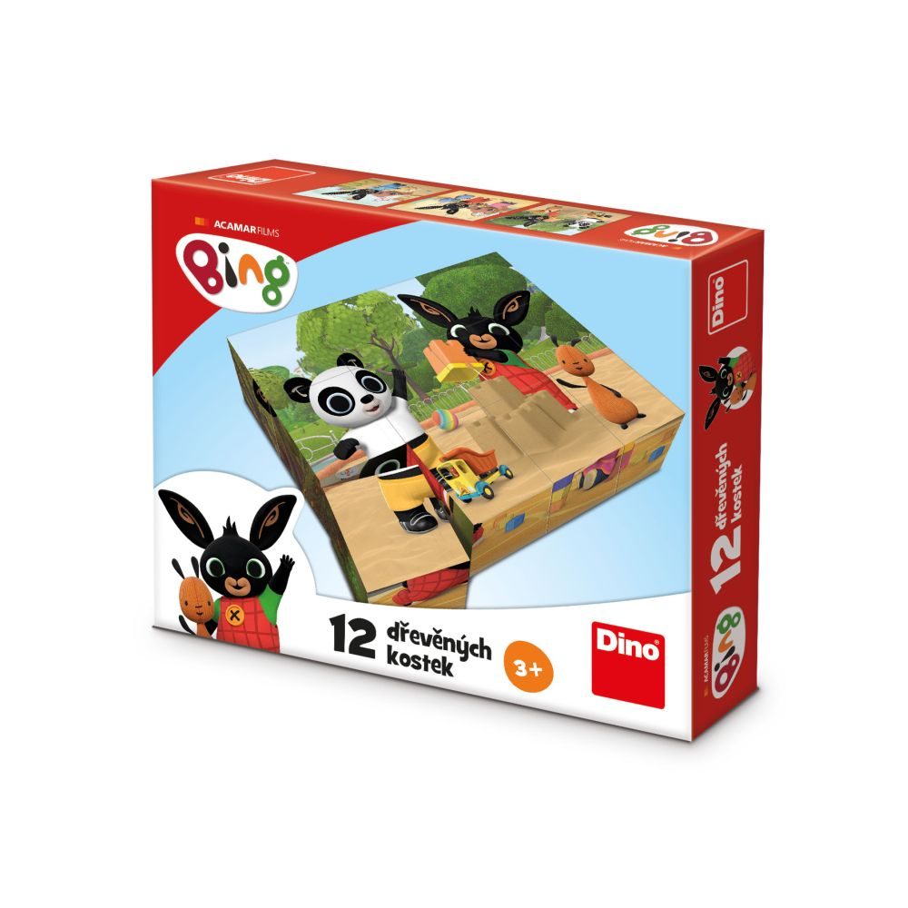 Levně BING 12 Dřevěné licenční kostky