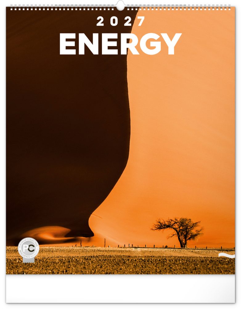 Levně NOTIQUE Nástěnný kalendář Energie 2027, 48 x 56 cm