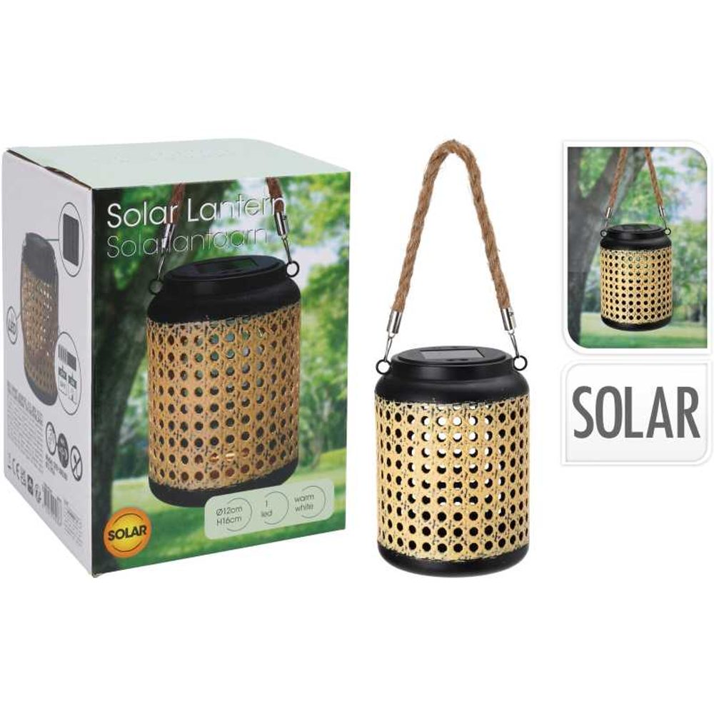 Levně PROGARDEN Solární lucerna s rukojetí 12x16 cm KO-DX9300300