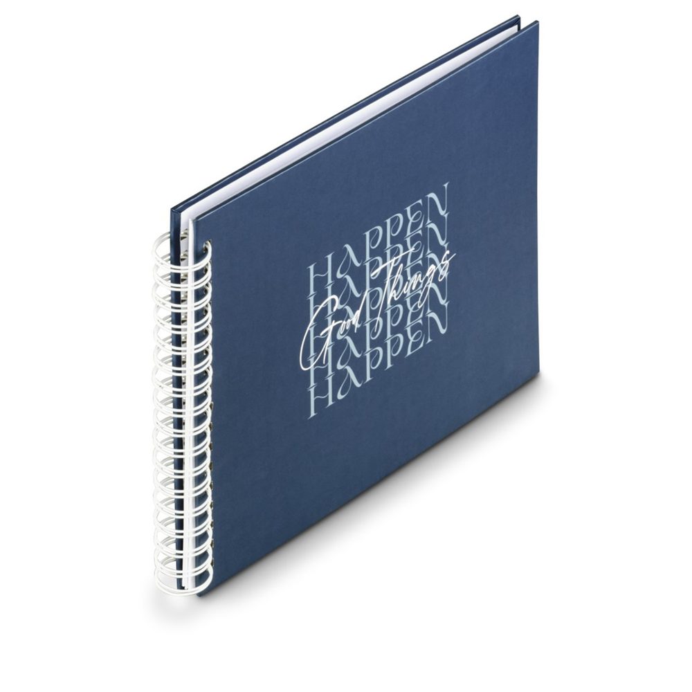 Levně Hama album klasické spirálové Good Things HAPPEN 28x24 cm, 50 stran
