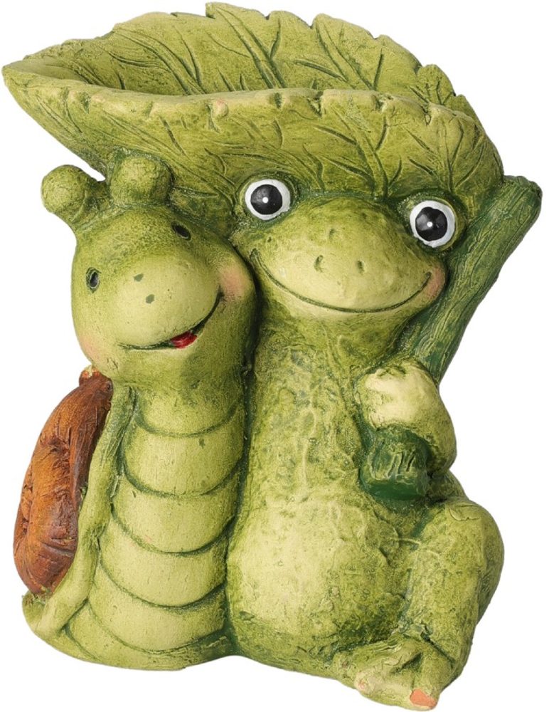 Levně PROGARDEN Zahradní dekorace žába, hlemýžď 14 cm KO-095752160list