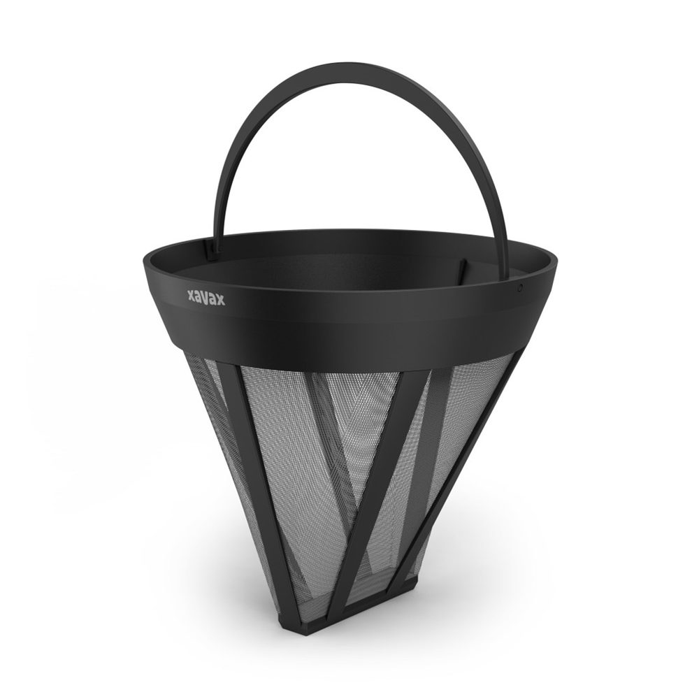Levně Xavax Barista permanentní filtr do kávovaru, náhrada za filtr velikosti 4, černý