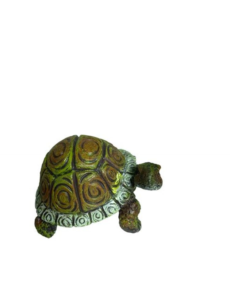 Levně dekorace ŽELVA stojící 6,5x8,5cm, v.5cm, DB, polyresin