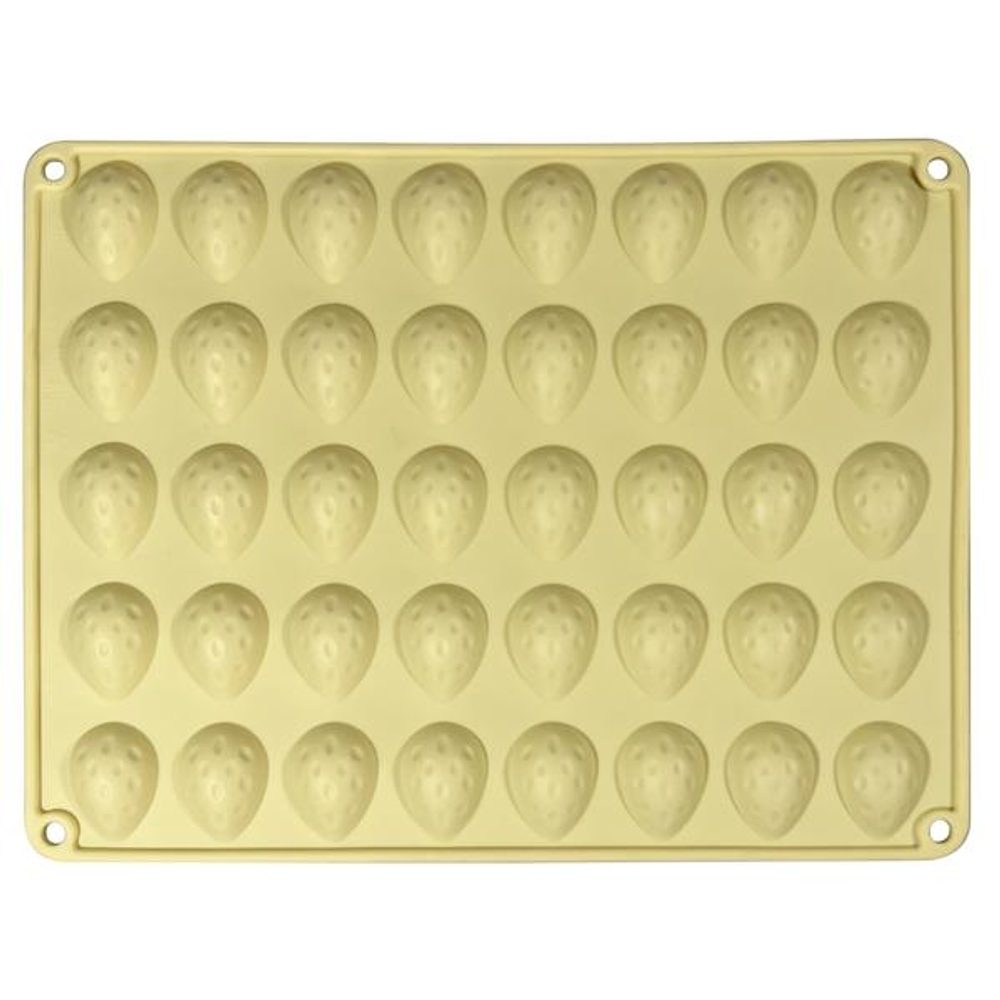 Levně TORO FORMA SILIKONOVÁ OŘECH 40KS KRÉMOVÁ 33,5X25,8X1,3C