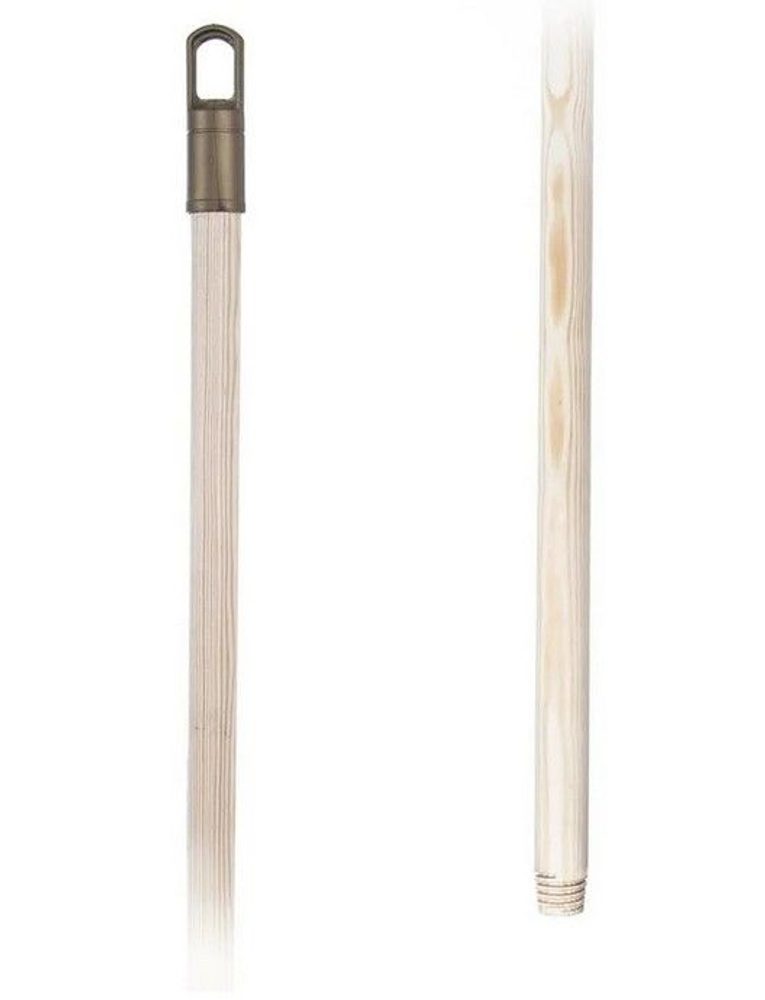 Levně hůl 120cm x d30mm, LUX hrubý závit, násada dřevěná
