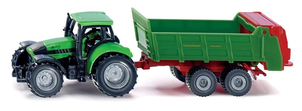 Levně SIKU Blister - Traktor s univerzální vlečkou