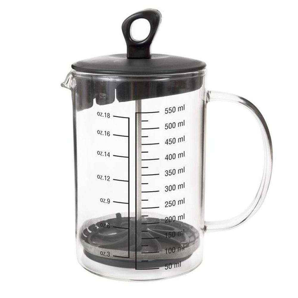 Levně konvice 0,66l COFFEE MAKER-odměrka, sklo+plast