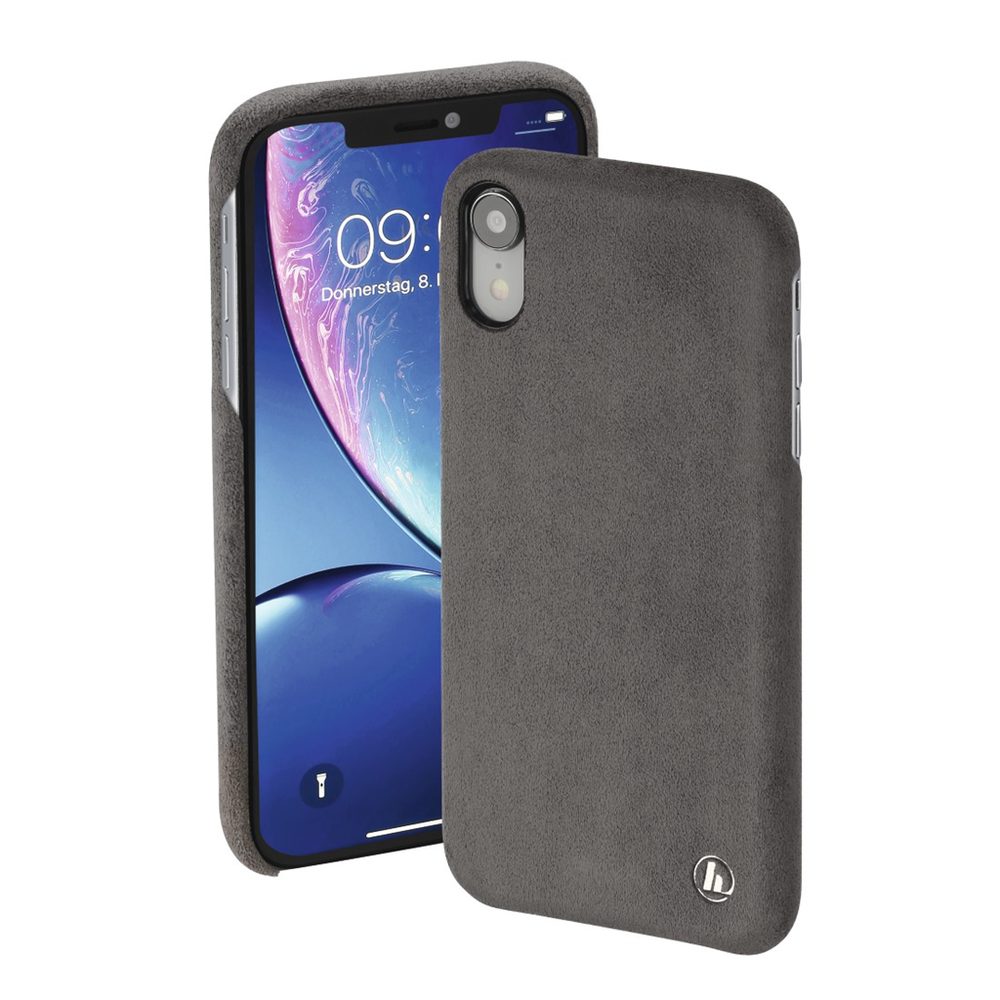 Levně Hama Finest Touch, kryt pro Apple iPhone XR, antracitový