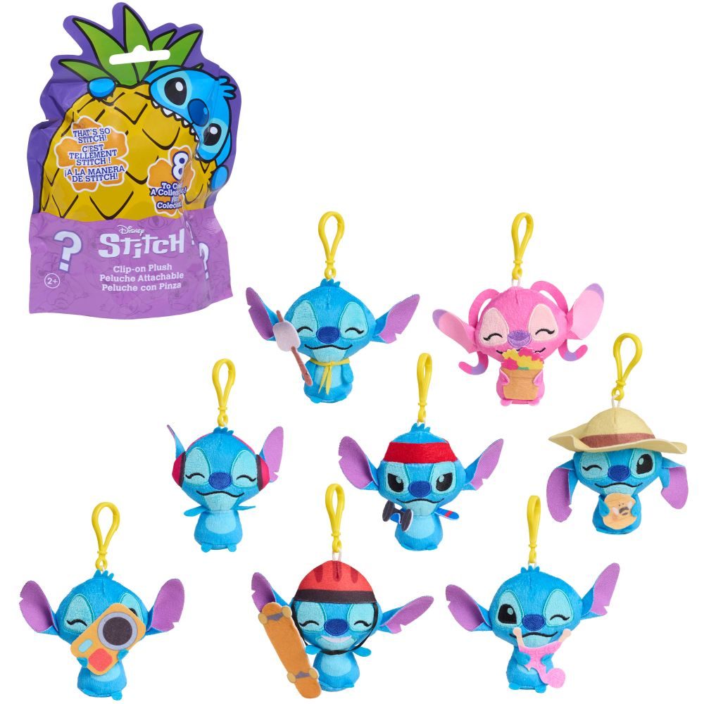 Levně Stitch Clip-On plyš (blind bag)