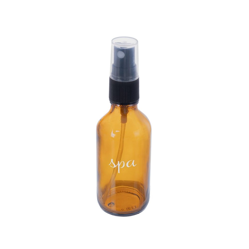 Orion Lahvička kosmetická hnědé sklo/UH s rozprašovačem SPA 60 ml