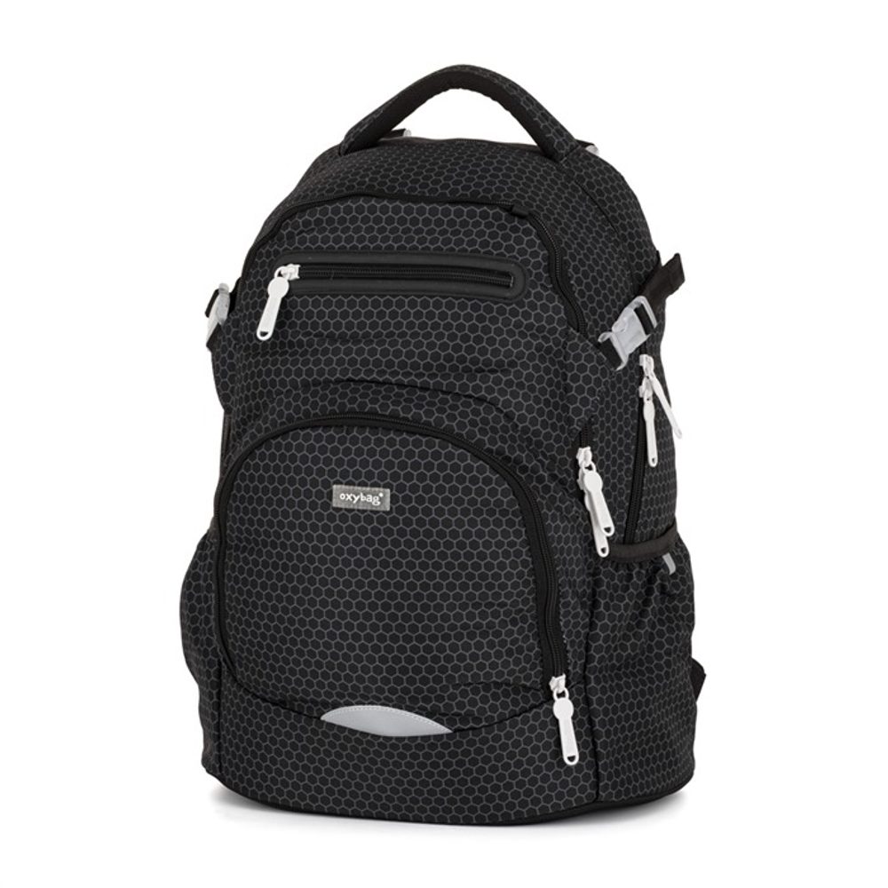 Levně Školní batoh OXY Ombre black