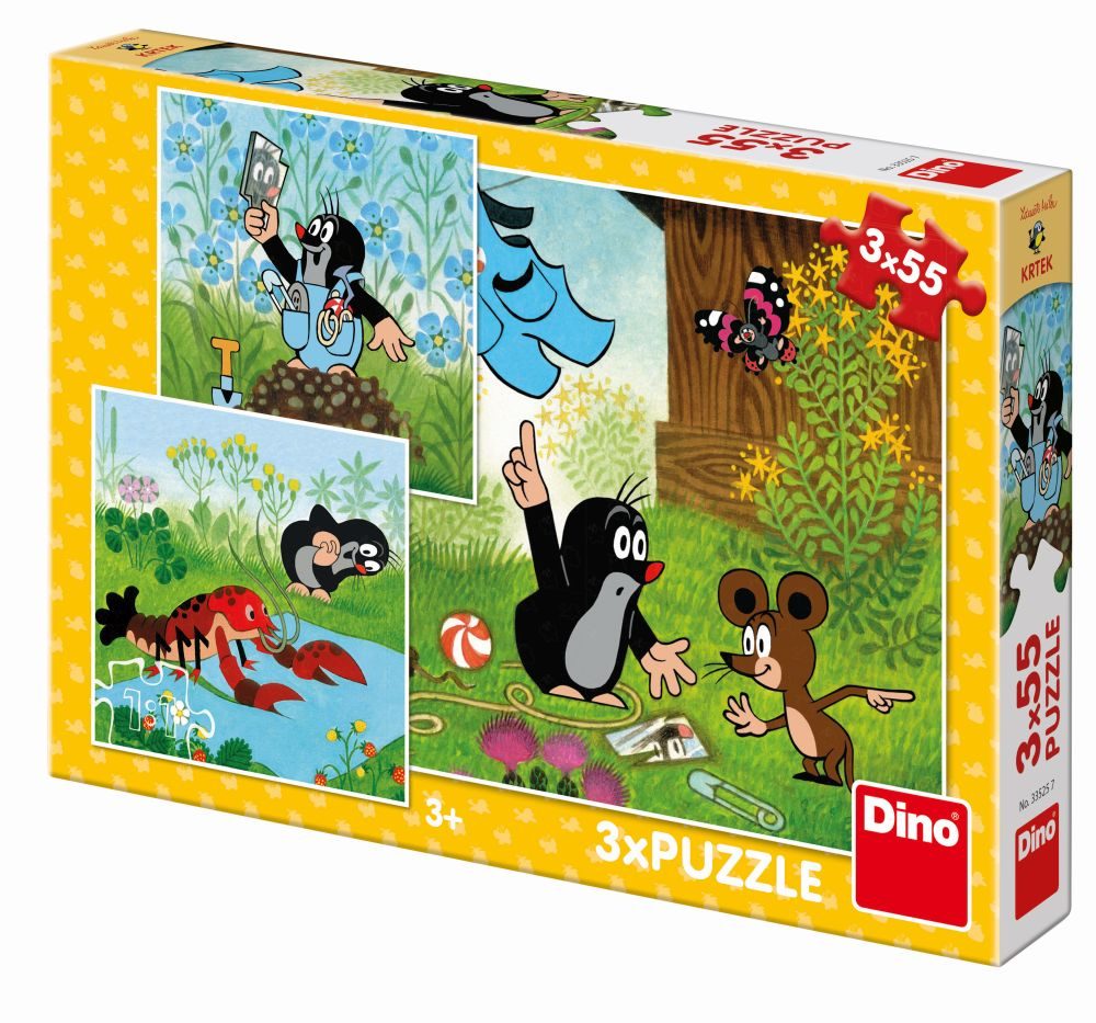Levně KRTEČEK A KALHOTKY 3x55 Puzzle