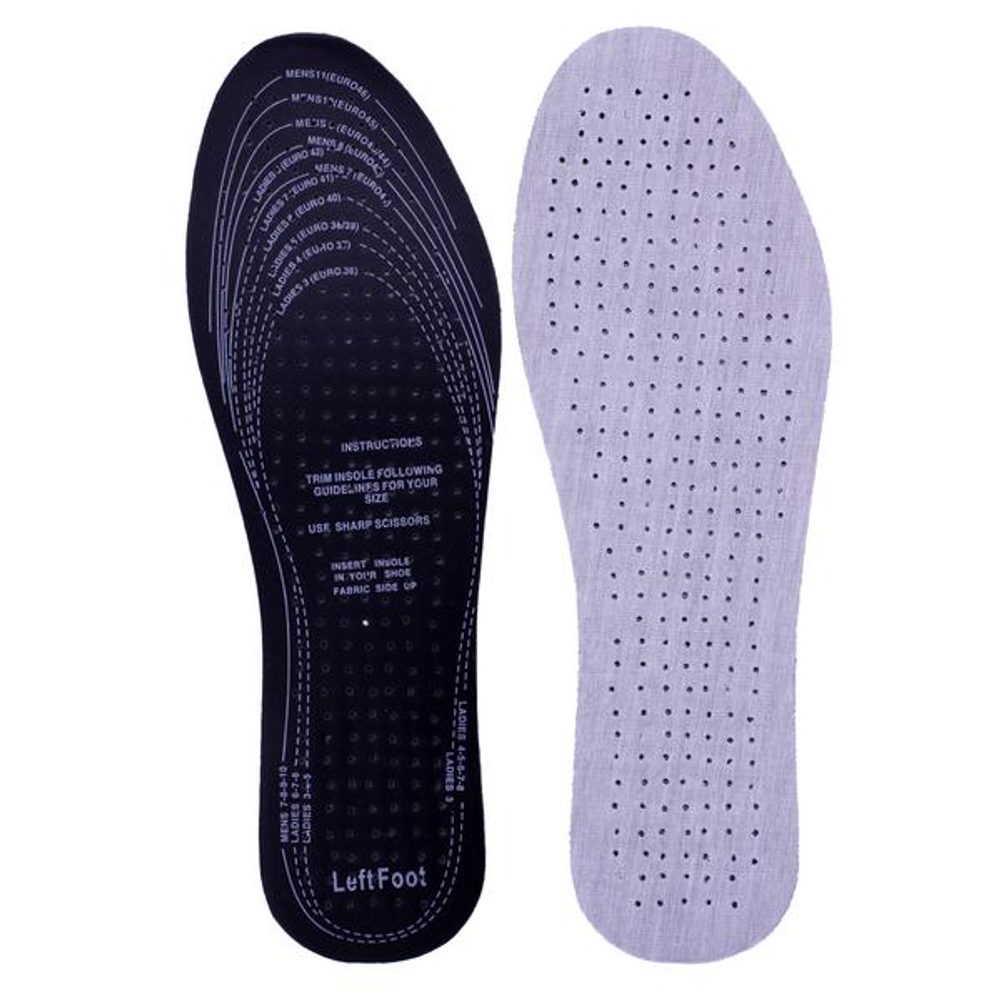 Levně TORO VLOŽKY DO BOT 1 PÁR BAVLNĚNÁ TKANINA + LATEX