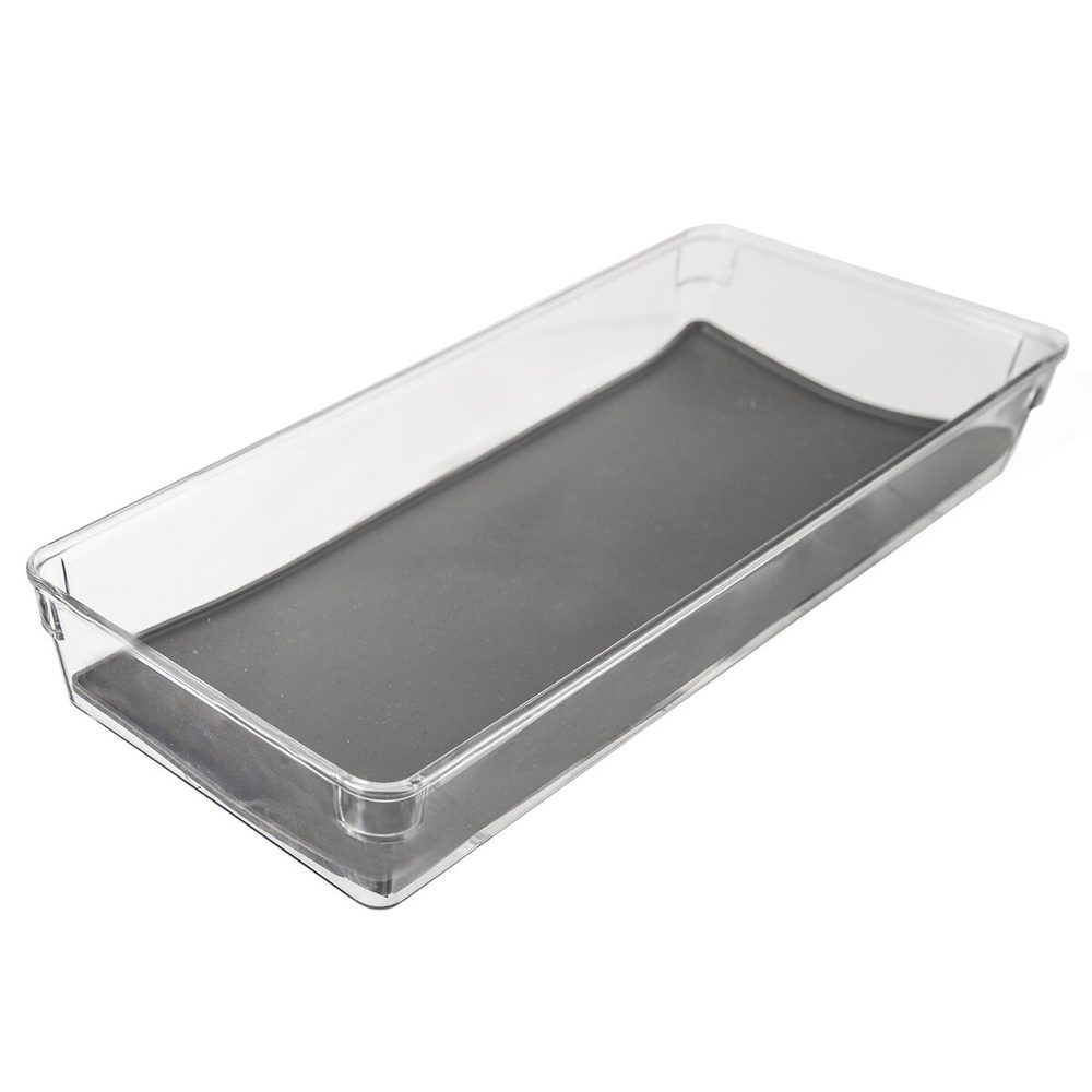 Levně Košík-organizér GREY 40,3x16,2x4,5 cm