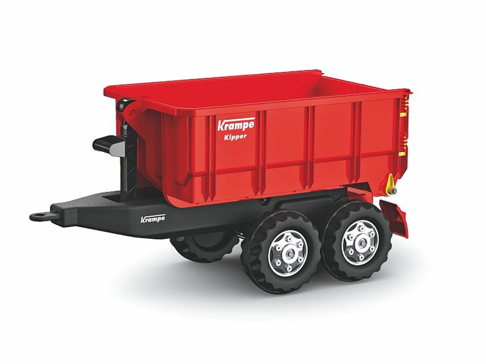 Levně ROLLYTOYS Vlečka za traktor Krampe červená