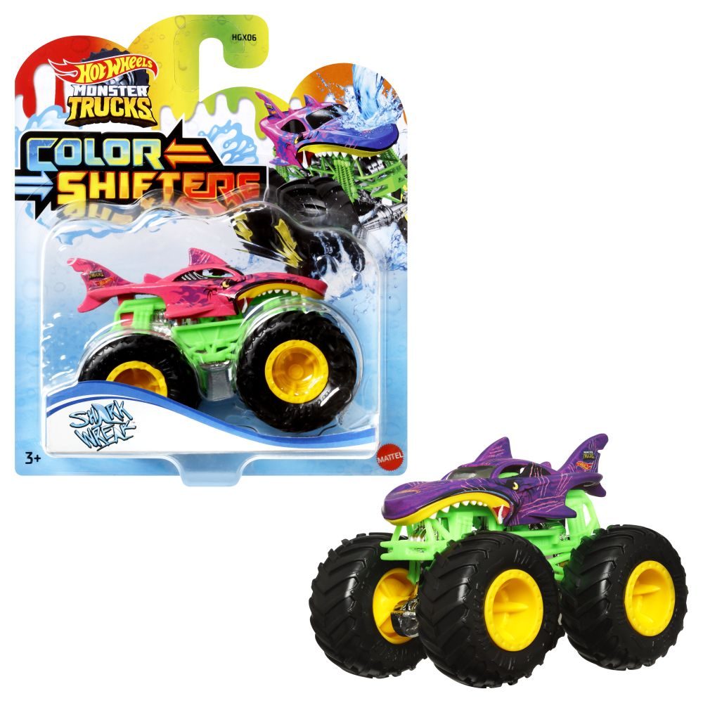 Mattel HW MONSTER TRUCKS COLOR SHIFTERS ASST