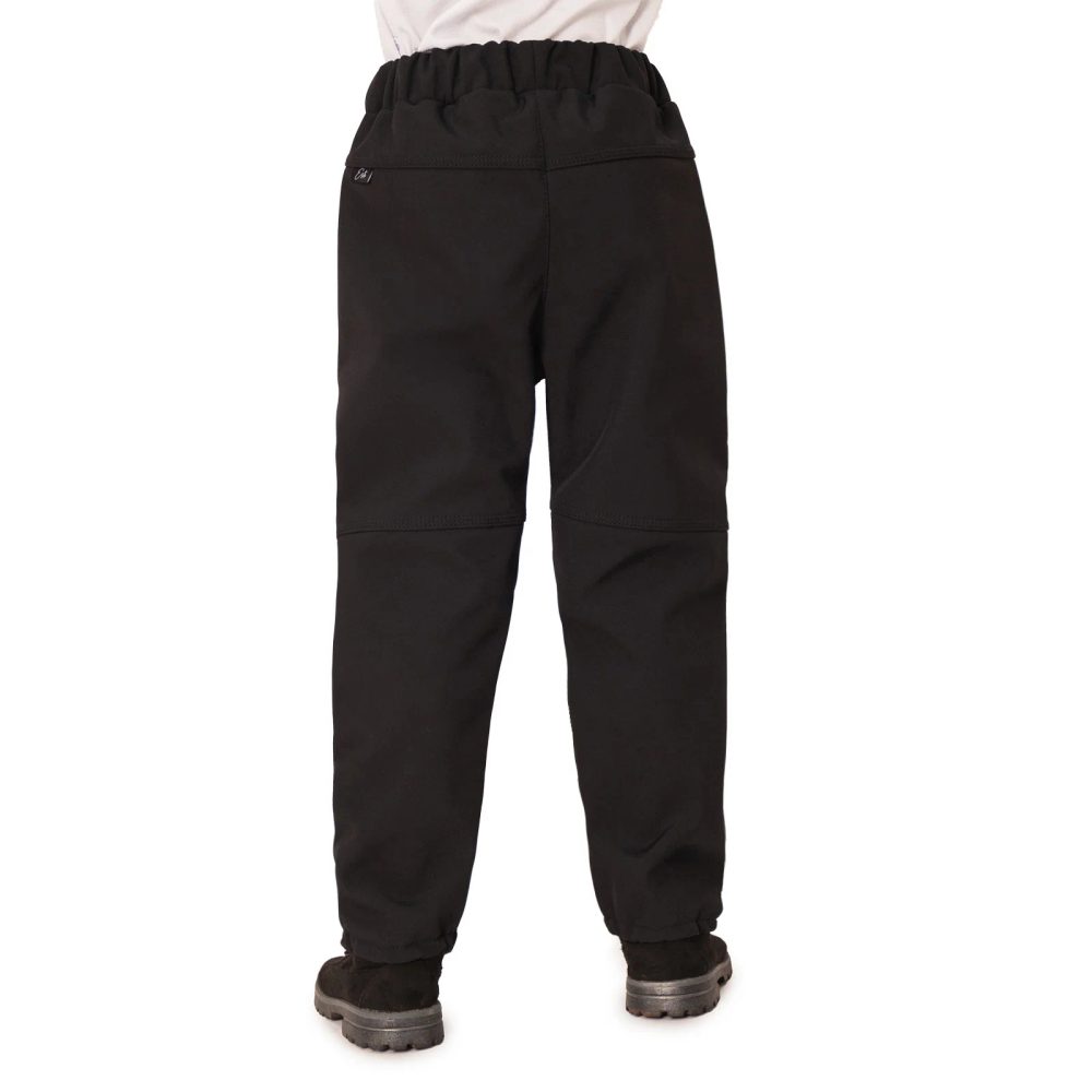 Levně ESITO Dětské softshellové kalhoty DUO Black - černá / 86 - 104 černá