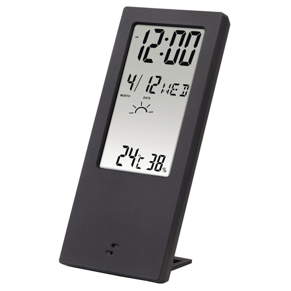 Levně Hama TH-140 Thermometer/Hygrometer, with weather indicator, black
