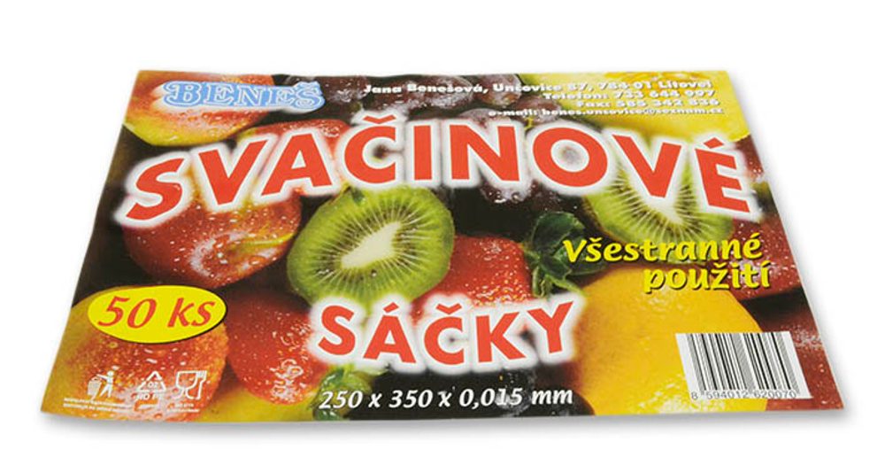 Levně sáčky 25x35cm- 50ks-svačinové, MI