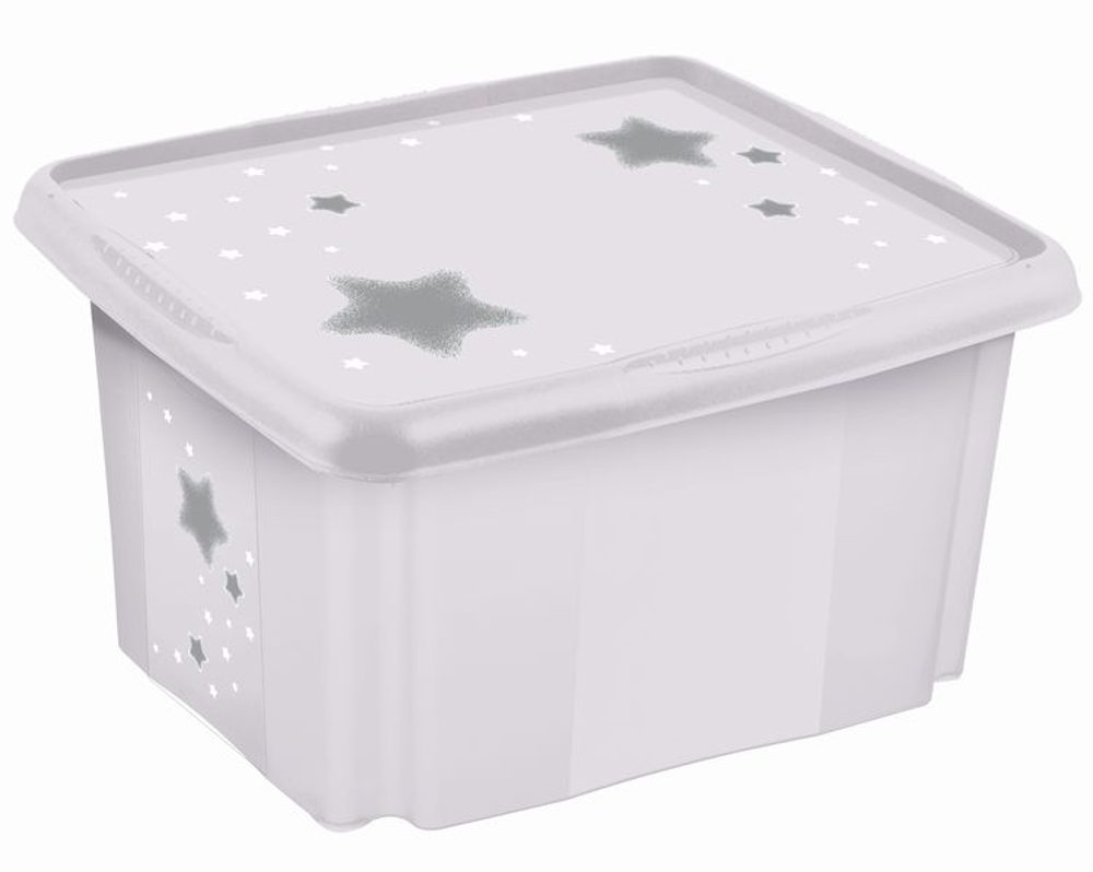 Levně box 30,0 l kosm.bílý, 45x35x27cm, plast