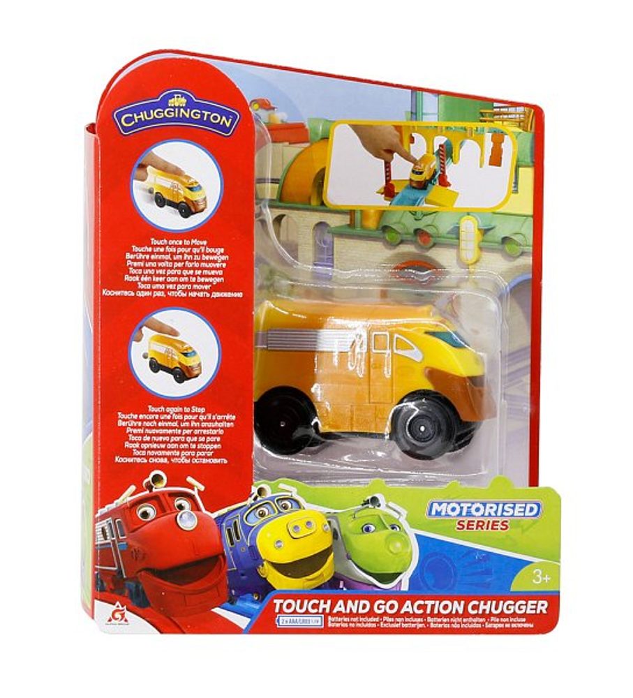 Levně Chuggington Veselé vláčky Touch&Go Super Ciuchcia