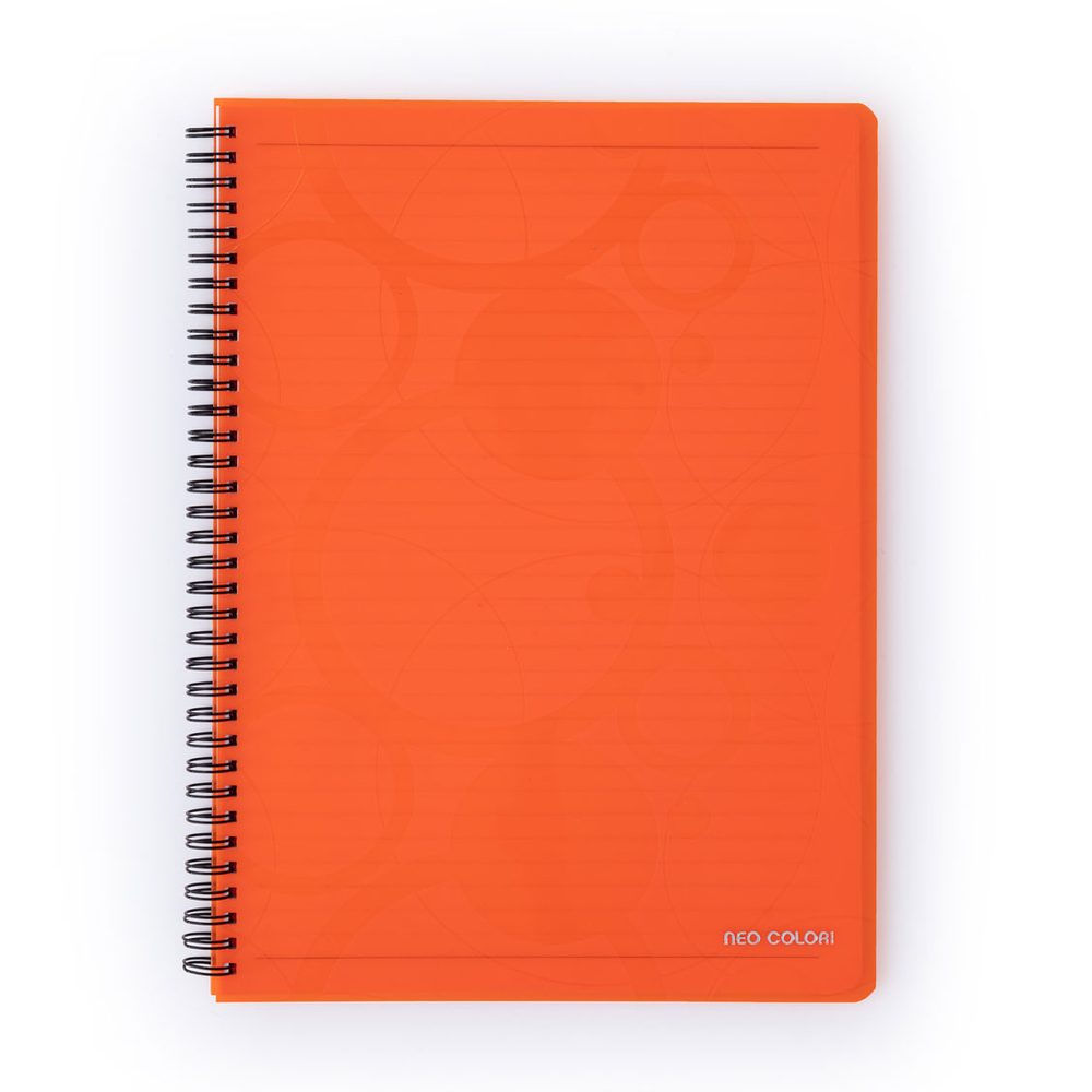 Levně Twin wire blok A4 PP NEO COLORI oranžová