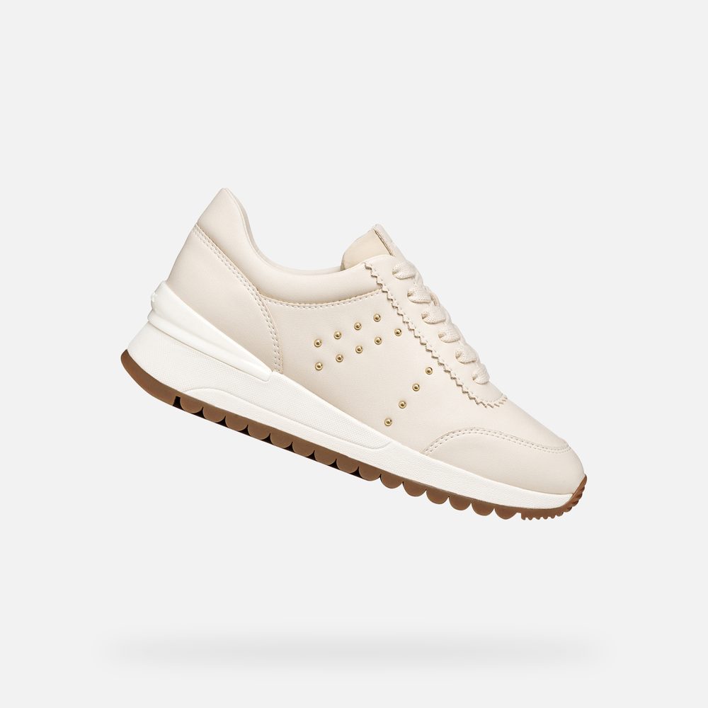 Krémové dámské tenisky Geox Desya - 39