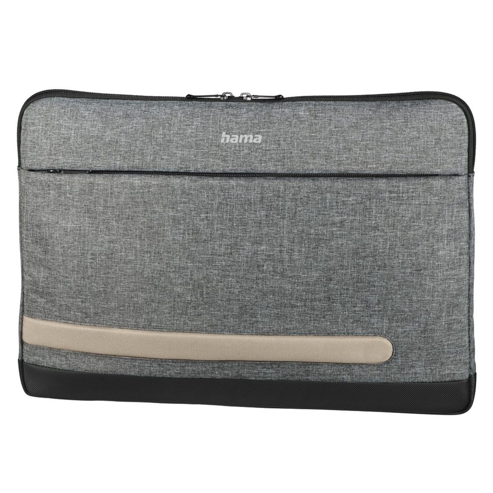Levně Hama obal na notebook Terra, 15,6" (do 40 cm), šedá