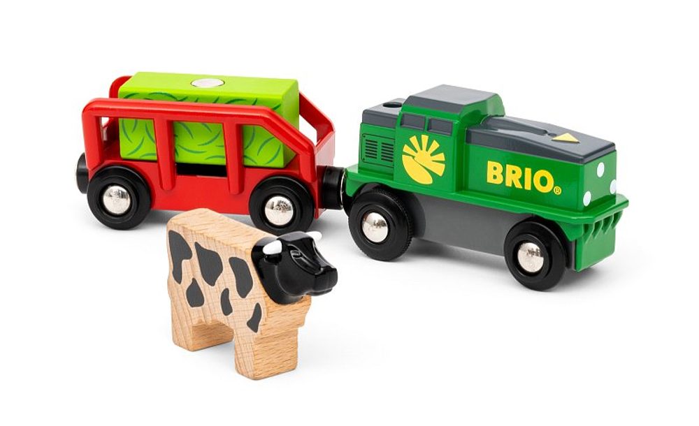 Levně BRIO Farmářský vlak na baterie