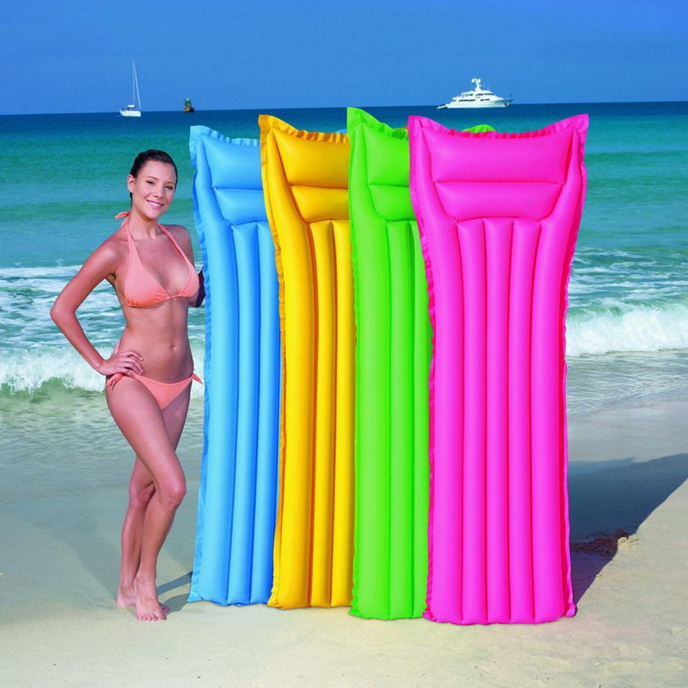 Levně Bestway Nafukovací matrace 4 barvy (modrá, zelená, růžová, žlutá) 183x69 cm