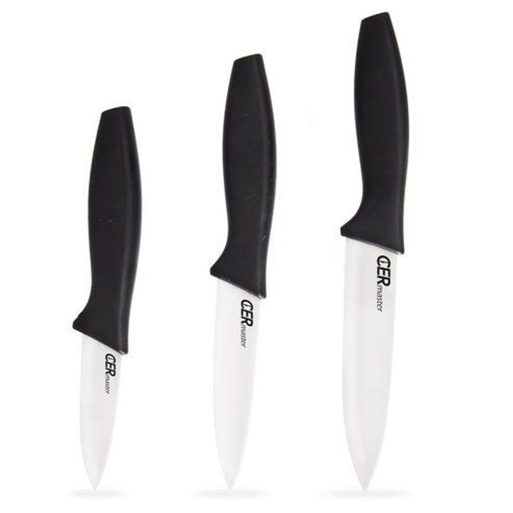 Levně nůž-3ks-18, 21, 23cm, Cermaster, kuch. keramický