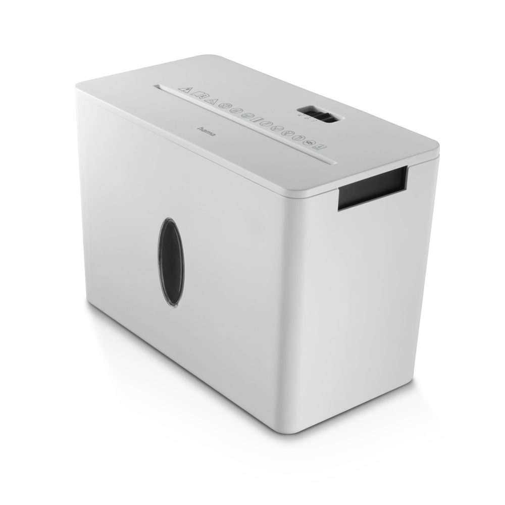 Levně Hama Safe X40-W, skartovačka, křížový řez, 4 listy, bezpečnostní úroveň P4 T4 E3, bílá