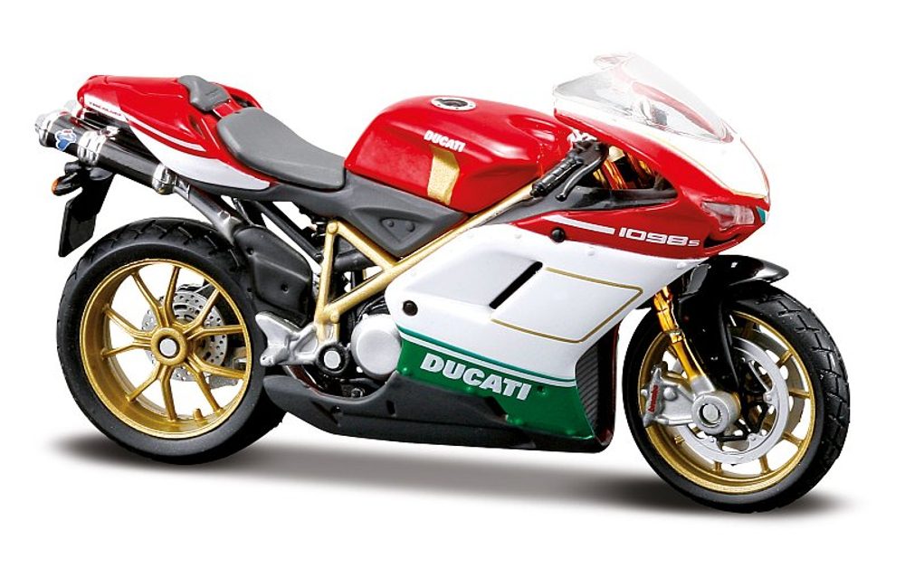 Levně Maisto - Motocykl, Ducati 1098 S Tricolore, 1:18