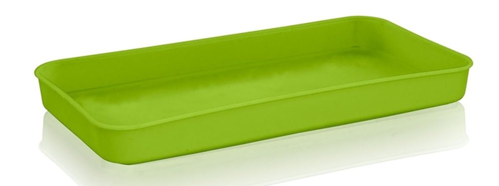 Levně podmiska 22cm jablečná zelená truhlíku 20cm, plast