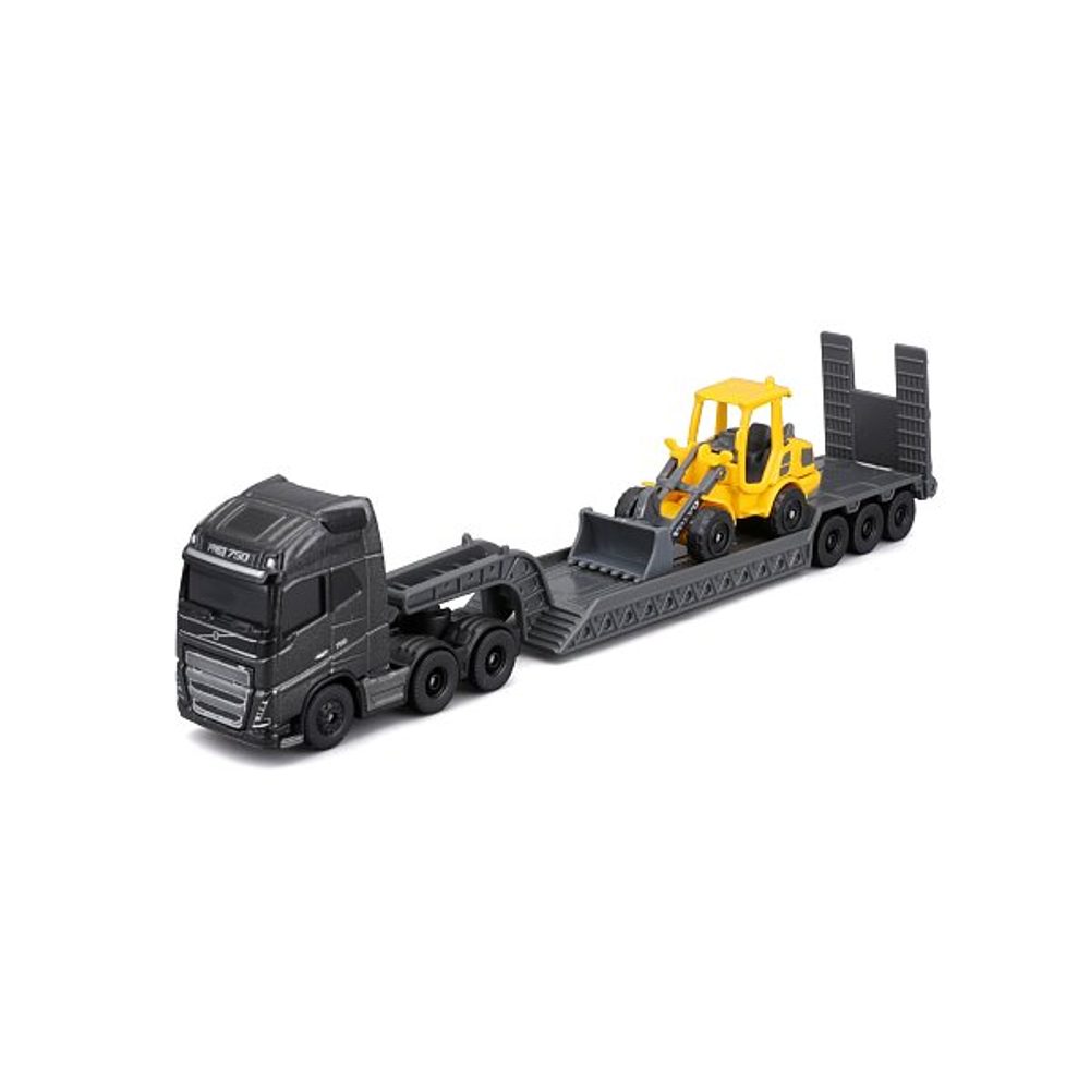 Levně Maisto - Mini pracovní stroje, Sada velkého tahače, Scania 770S, Volvo L25H Wheel Loader with Bucket