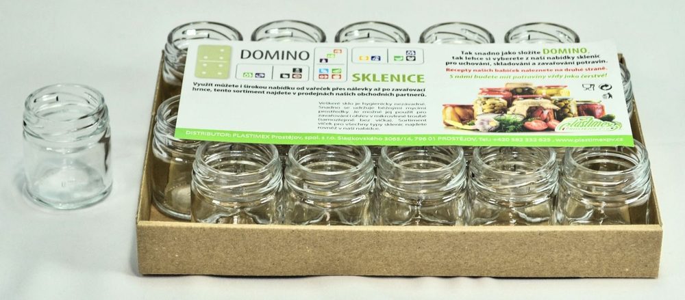 Levně sklen.zavař. 40ml-20ks-TO43