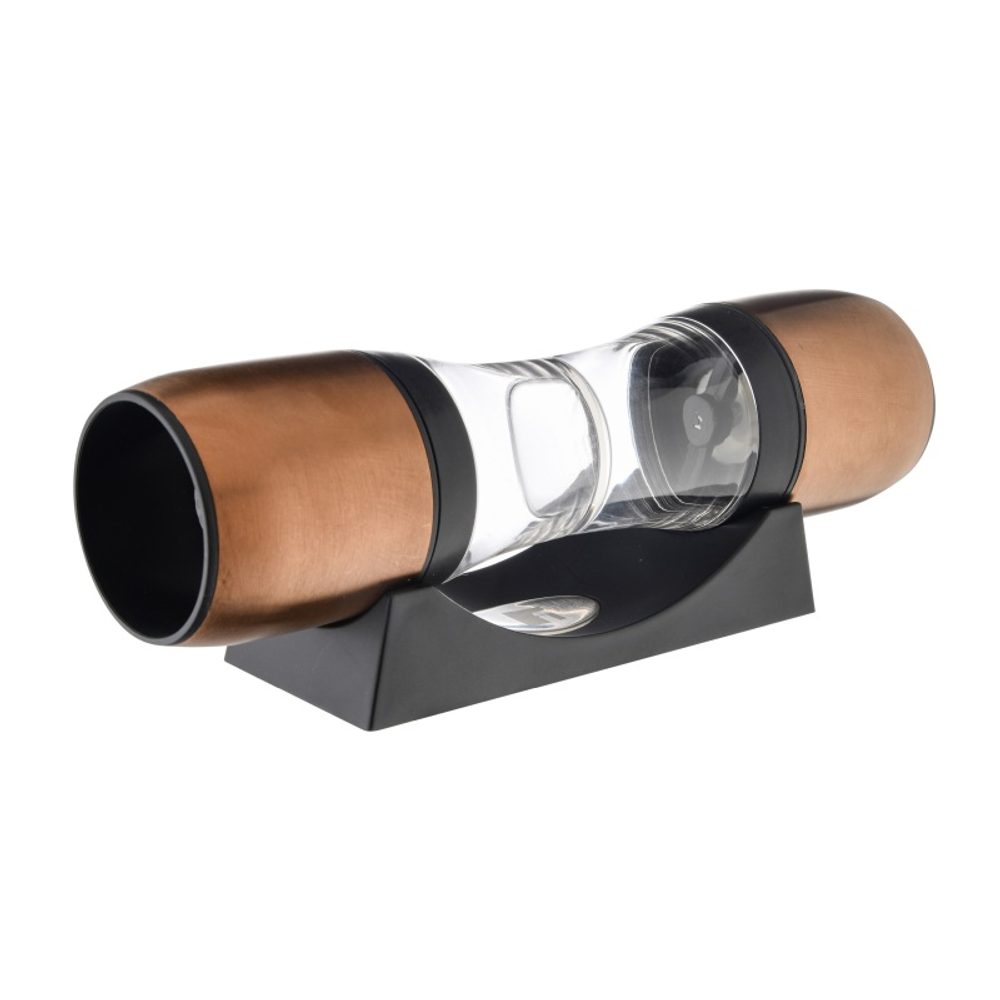 Levně BERGNER Mlýnek oboustranný na sůl a pepř s podstavcem BG-48520-RGD