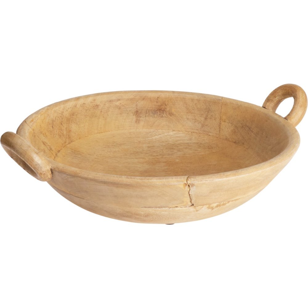 EXCELLENT HOUSEWARE Mísa servírovací mangové dřevo 30-35 x 9 cm přírodní KO-A55500300