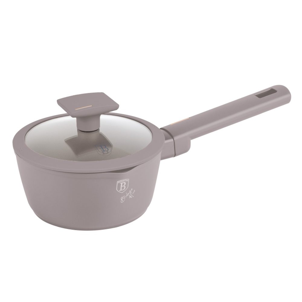 Levně BERLINGERHAUS Rendlík s poklicí s titanovým povrchem 16 cm Taupe Collection BH-8088