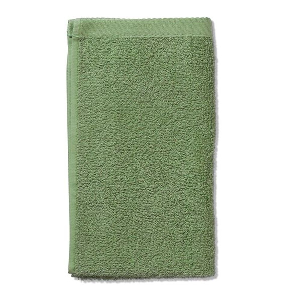 Levně KELA Ručník pro hosty Ladessa 100% bavlna mechově zelená 30,0x50,0cm KL-24589