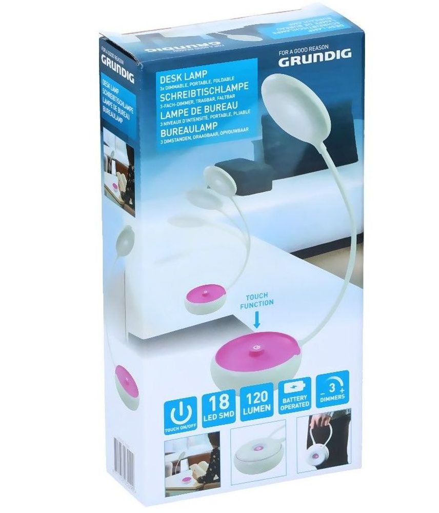 Levně GRUNDIG Lampička na čtení přenosná fialová ED-203229fial