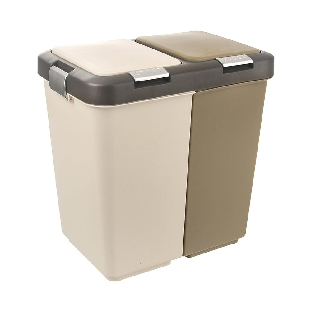 Levně Odpadkový koš na tříděný odpad Dust 2x10 l