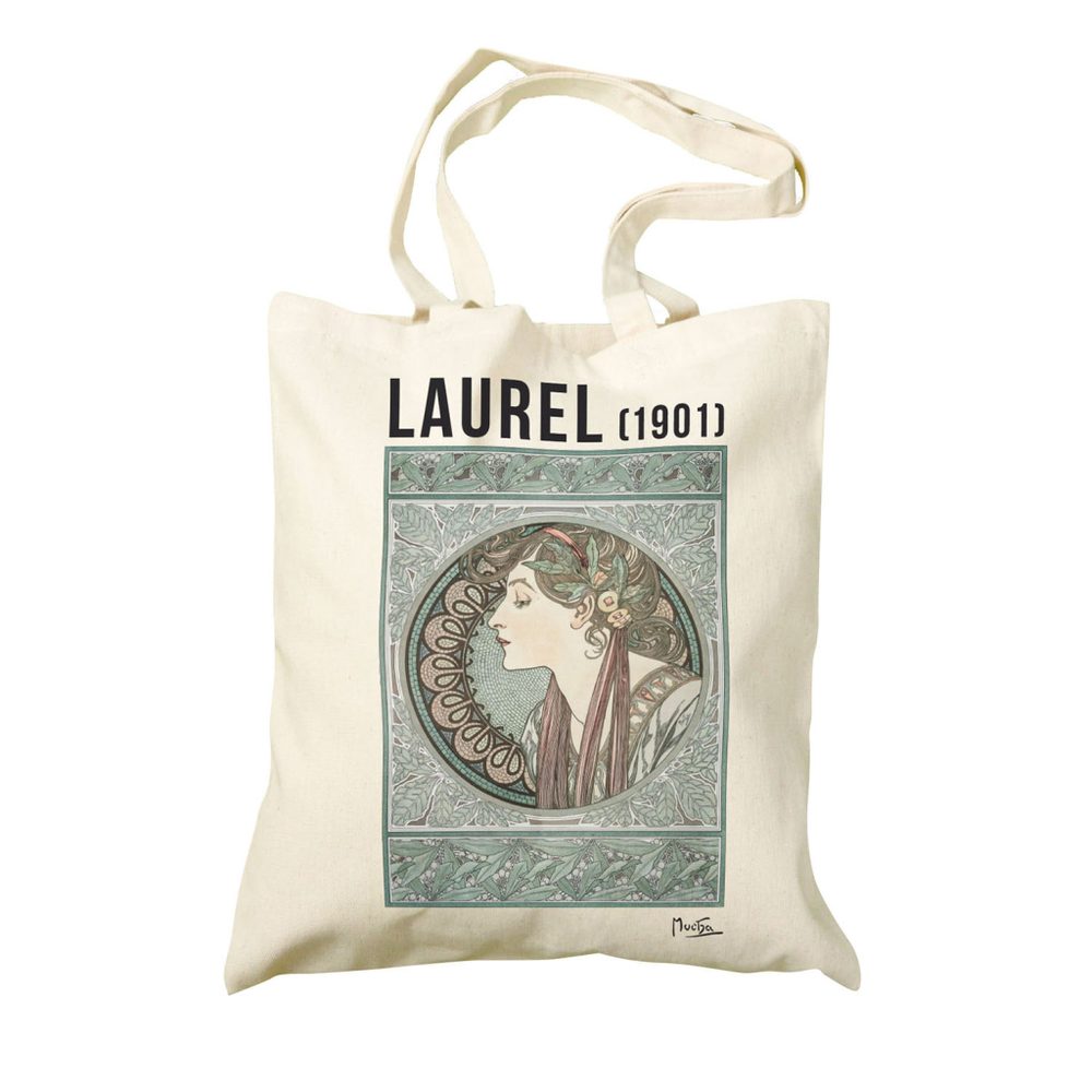 Levně Plátěná taška Alfons Mucha - Laurel Baagl