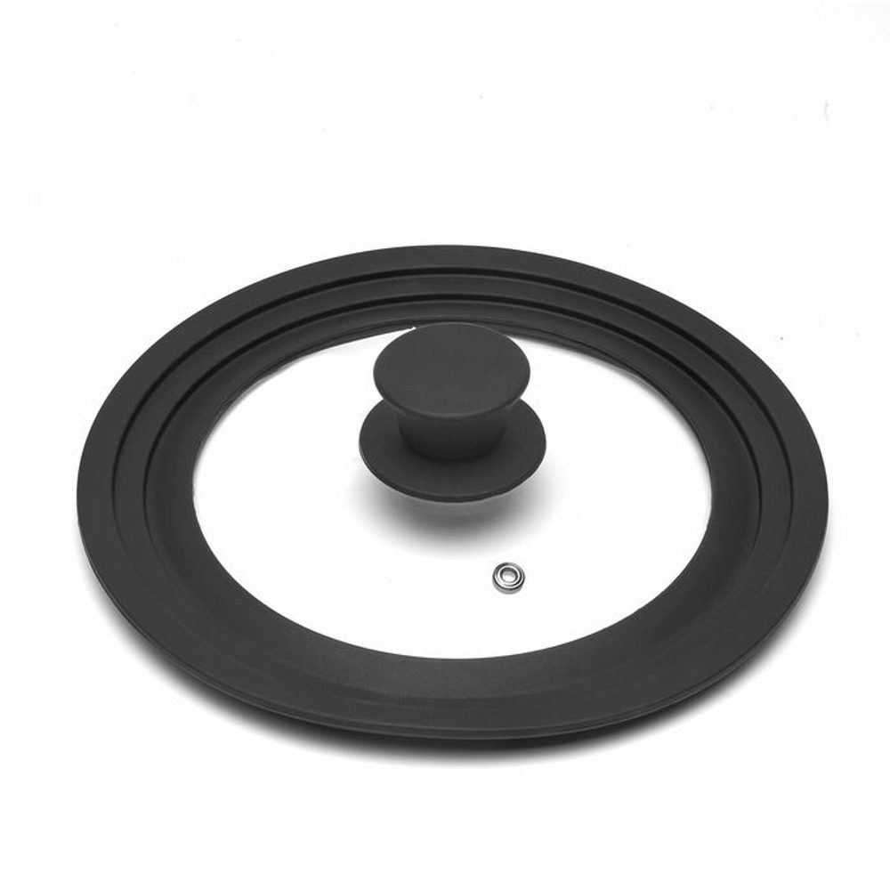 Levně poklice d18,20,22cm, 3v1, sklo+silikon, úchytu