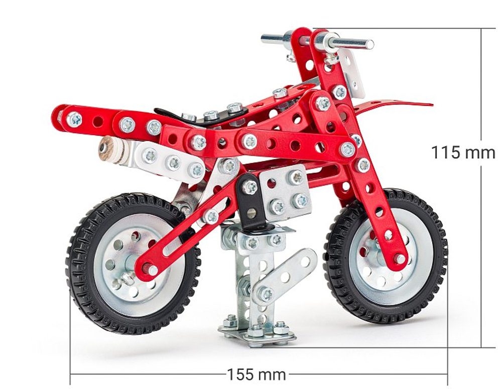 Levně MERKUR - Stavebnice Merkur - Dirtbike, 191 dílků