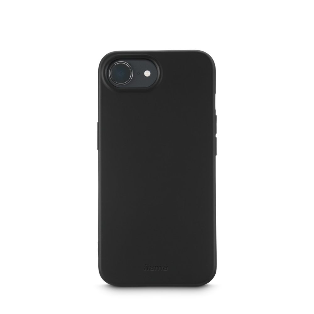 Levně Hama Fantastic Feel, kryt pro Apple iPhone 16e, hebký povrch, černý